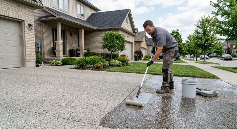 Concrete Driveway Sealing in Gig Harbor, WA