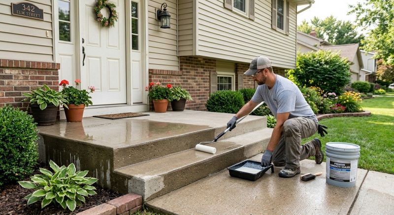 Stamped Concrete Sealing in Alpharetta, GA